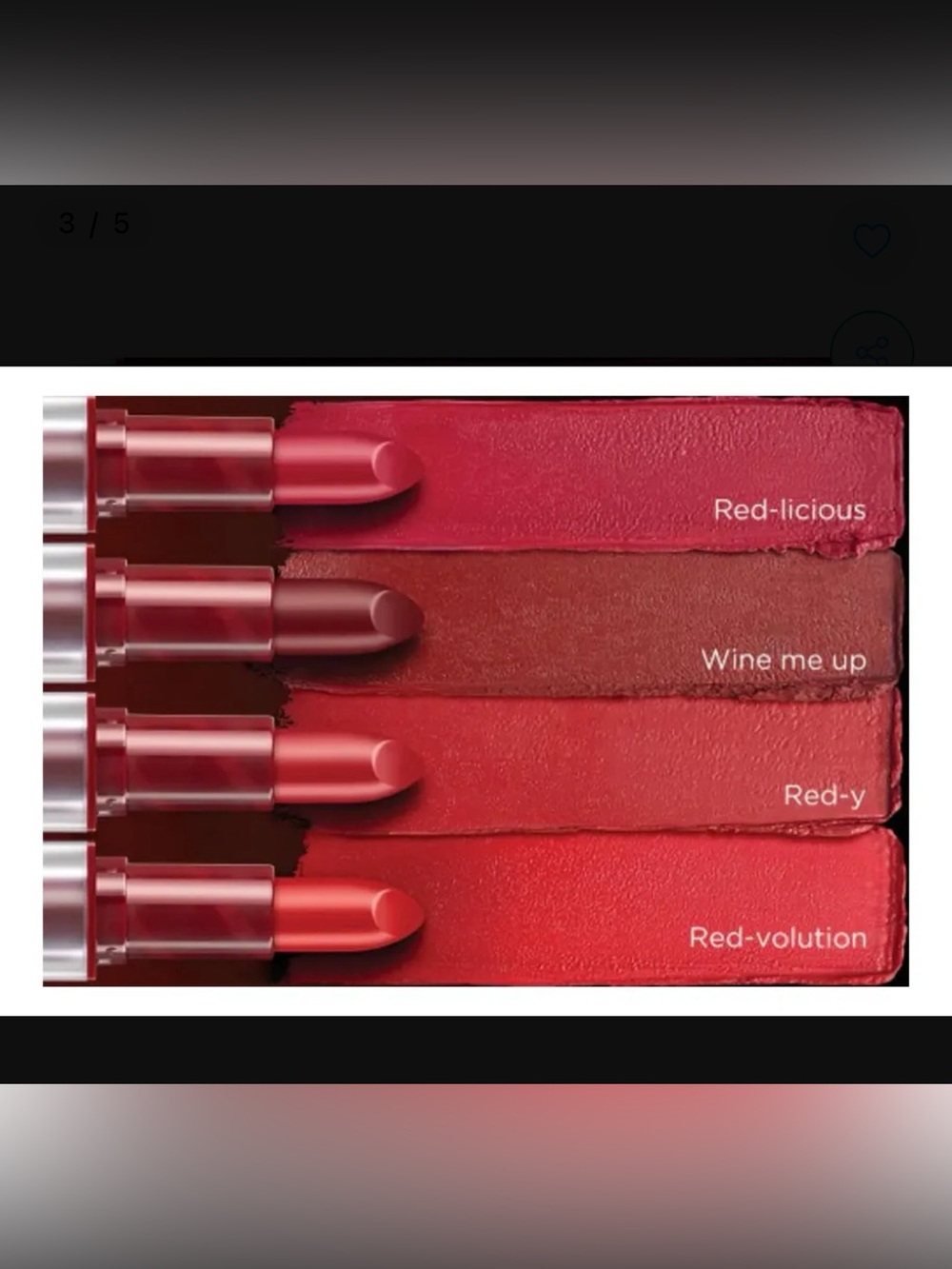 Jafra Classic Red Lipstick Collection - Vibrant Red Shades